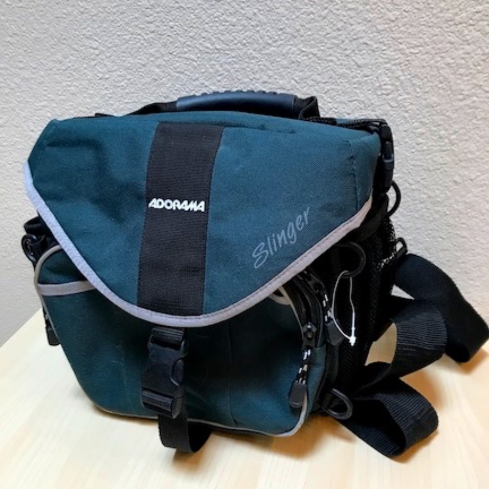 Adorama Sling Camera Bag. Large, W/ waist and sling strap. Multiple pockets, NEW